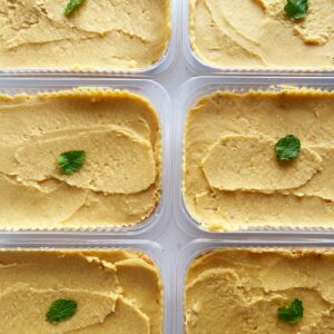 Escondidinho SUPER PROTEICO de carne (130g) com purê de grão de bico (220g) – prato sem glúten/lactose