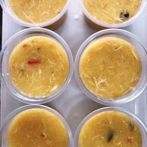 Caldo de aipim com frango – sem glúten/lactose (aprox. 400ml)