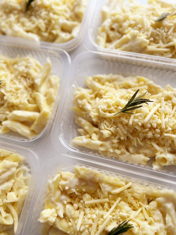 Porção - massa queijuda al limone (300g)