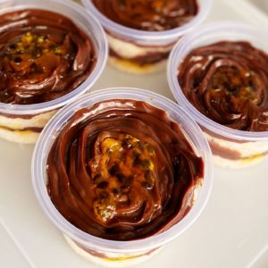 Maracujá com brigadeiro – sem glúten/zero lactose – Aprox. 180g