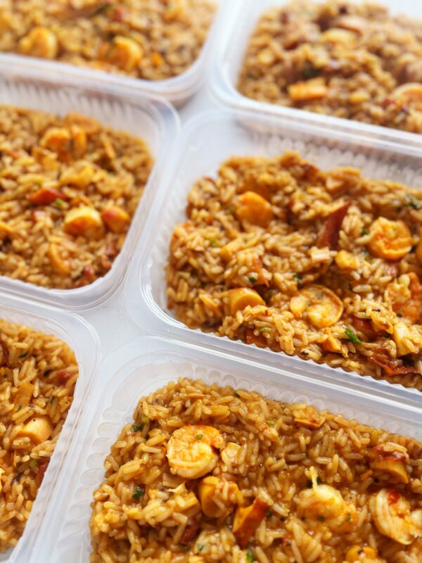 😱 APENAS 24h pelo preço do kit! Arroz de polvo com camarão 🐙🍤 - prato sem glúten/lactose (350g)