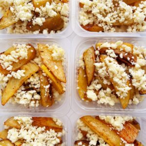 Porção – batata rústica com mussarela (180g)