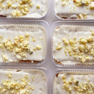 Lasanha à bolonhesa três queijos – 350g