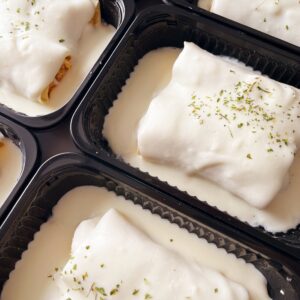 Canelone de frango com ricota ao molho branco – 350g