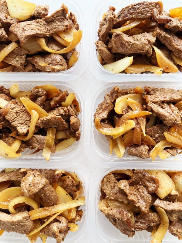 Porção de filé especial acebolado - 120g