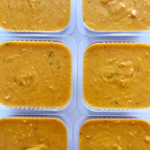 Sopa creme de aipim com frango – sem glúten (aprox. 400ml)