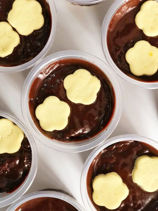 NOVIDADE! Bolo duo com brigadeiro de sequilho - sem glúten/zero lactose (aprox. 180g)
