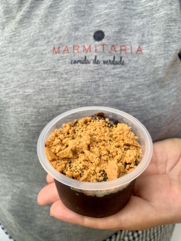 DE COLHER! Brigadeiro de panela com paçoca - sem glúten/lactose (aprox. 150g)