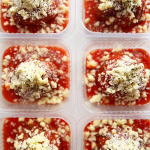 PROMO 24H! Porção: Polpetone de carne à parmegiana (200g)