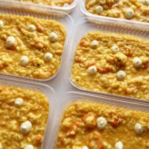 Risoto de camarão com Catupiry® – prato sem glúten (350g)