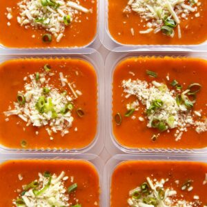 CARNE – sopa creme LOWCARB de abóbora com carne e parmesão (aprox. 400ml – sem glúten)