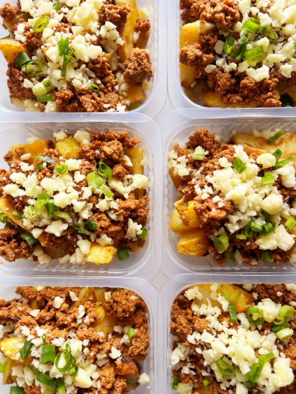POCKET - batatas rústicas com carne moída, mussarela e cebolinha (250g)
