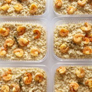 Risoto trufado com camarão – prato sem glúten (350g)