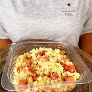 Acompanhamento – feijão tropeiro queijudo (200g)
