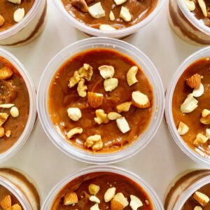 Bolo com doce de leite e mix de castanhas – sem glúten/zero lactose (aprox. 180g)