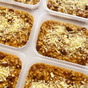 Risoto de ragú Genovese (com carne) – prato sem glúten (350g)