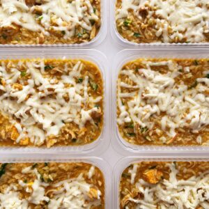 Galinhada com couve e queijo minas frescal – prato sem glúten (350g)