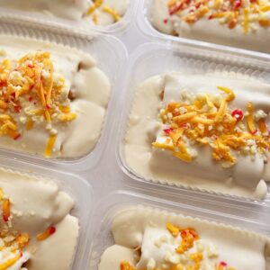 Edição de Natal 🎄 Canelone de frango cremoso ao queijo reino