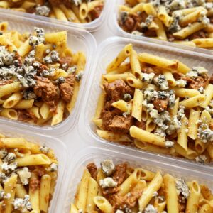 Massa com carne ao gorgonzola – prato sem glúten (350g)