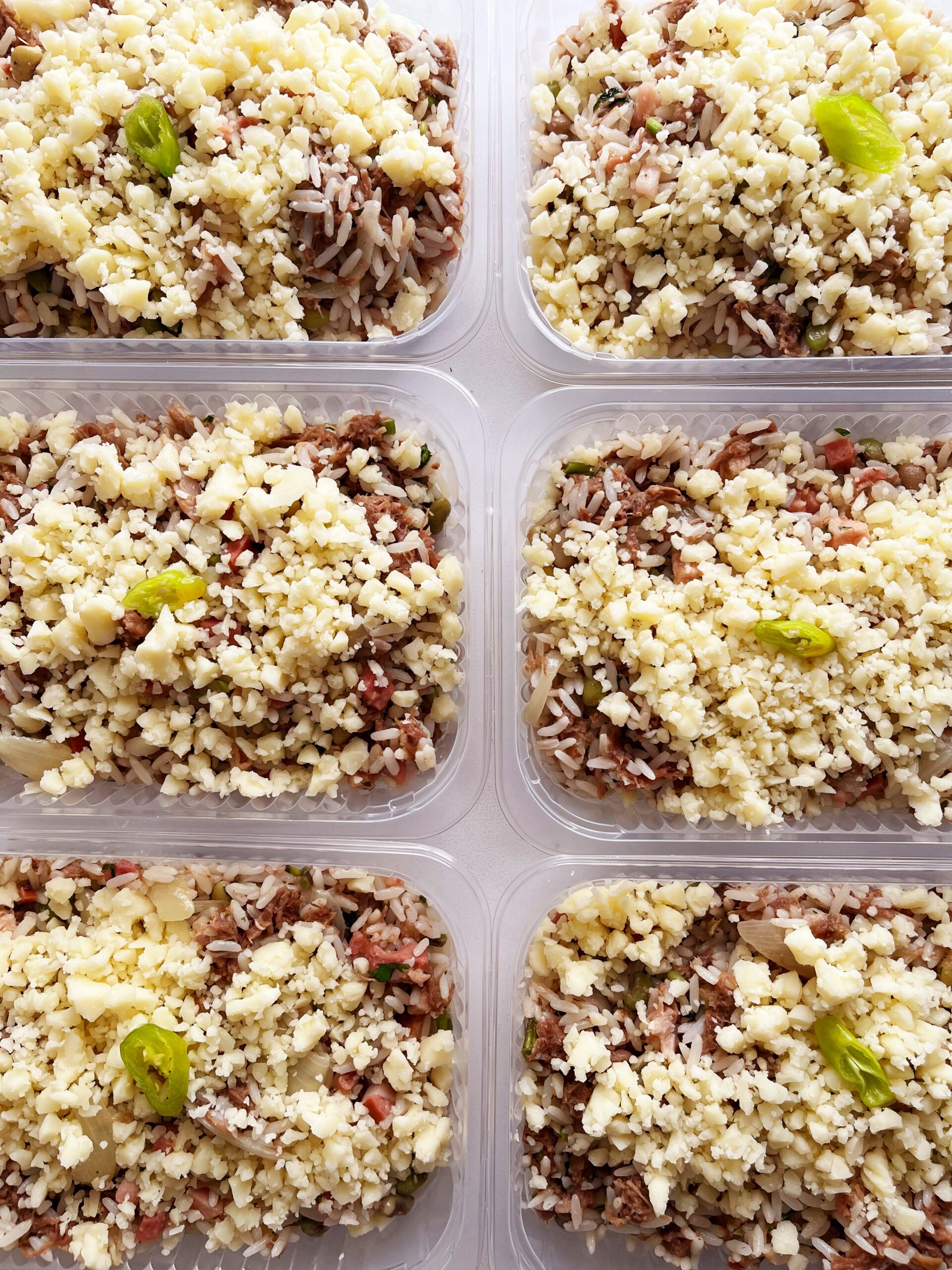 Baião de dois queijudo com carne do sol e defumados - prato sem glúten (350g)