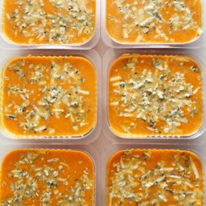 Sopa creme LOWCARB de frango e abóbora ao gorgonzola – sem glúten (aprox. 400ml)