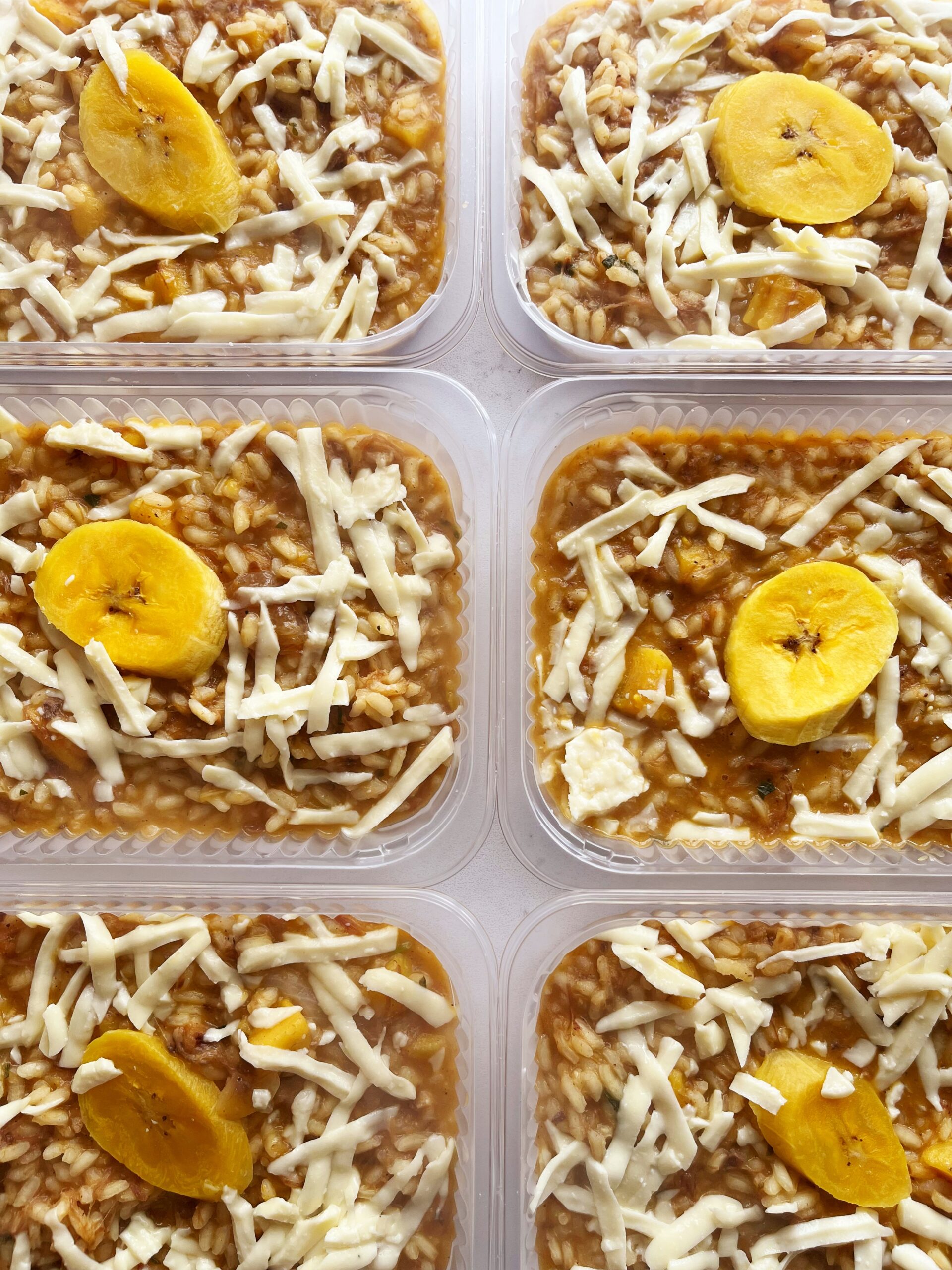 Risoto Sertanejo - carne do sol, banana da terra e queijo coalho - prato sem glúten- (350g)