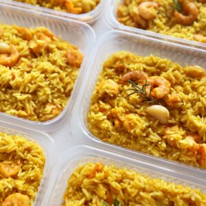 APROVEITE! VALOR DO KIT NO FDS 😱 Paella de camarão – sem glúten/lactose (350g)