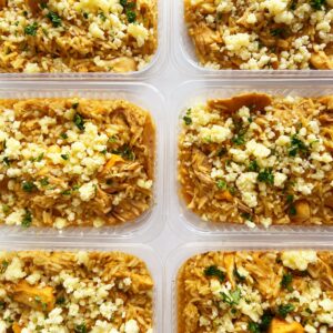 Galinhada com queijo minas – prato sem glúten (350g)