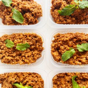 Porção de carne moída árabe (150g)