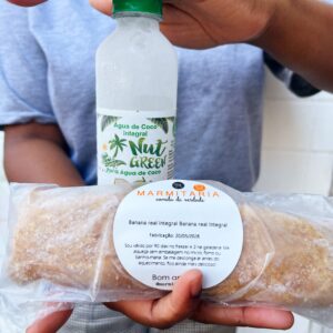 COMBO PROMOCIONAL POR 24H! 1 🍌 real integral + 1 água de 🥥 100% natural