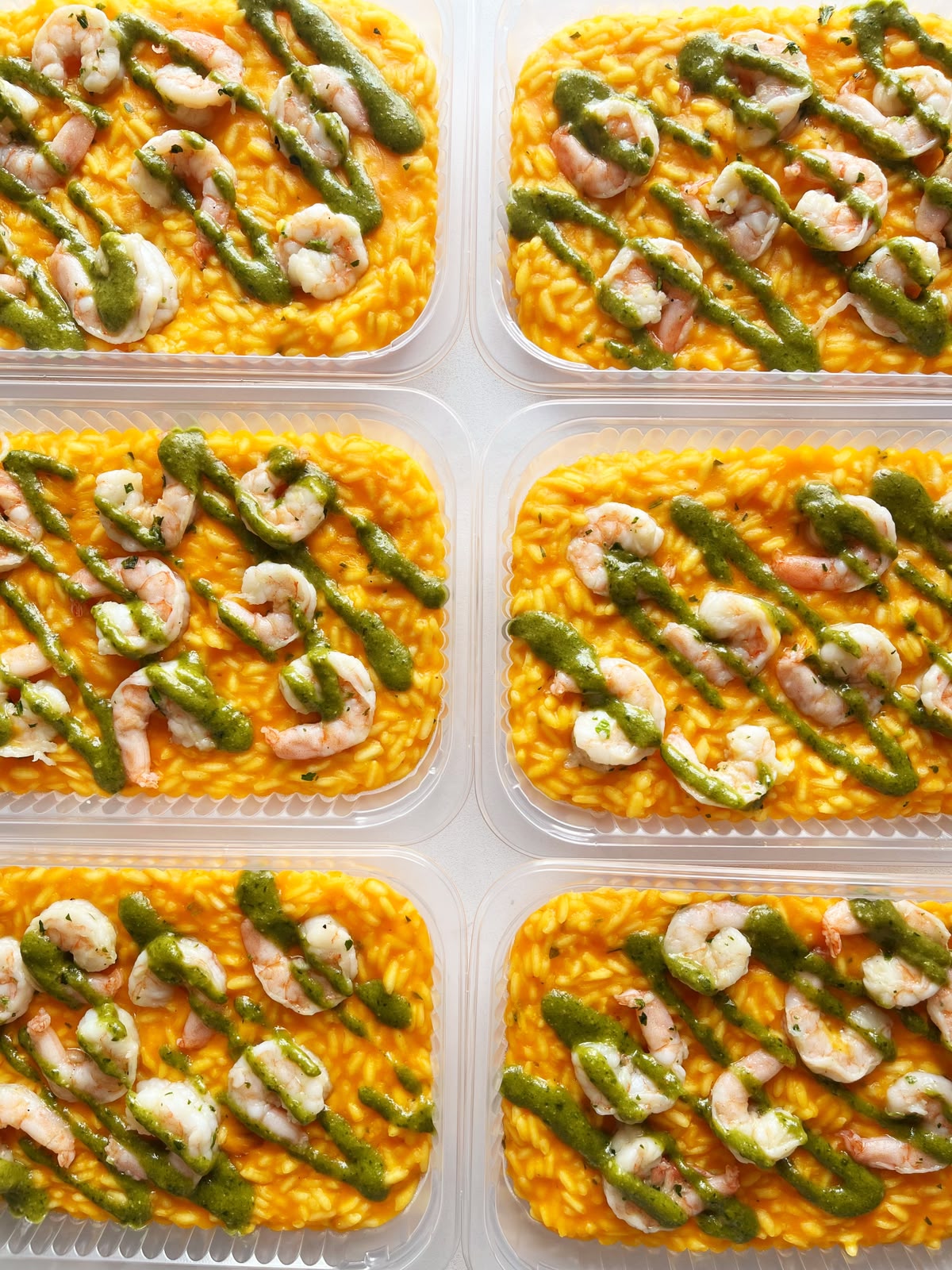 VALOR DO KIT NO FDS 🤩‼️Risoto de abóbora com camarões ao pesto artesanal - prato sem glúten (350g)