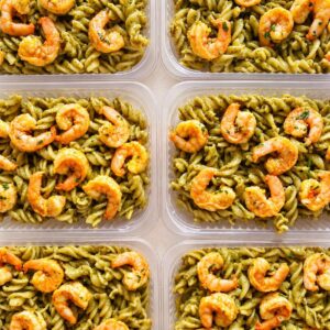 VALOR DO KIT NO FDS 😱🤩😳 Massa ao pesto de pistache com camarões (300g) – prato sem glúten